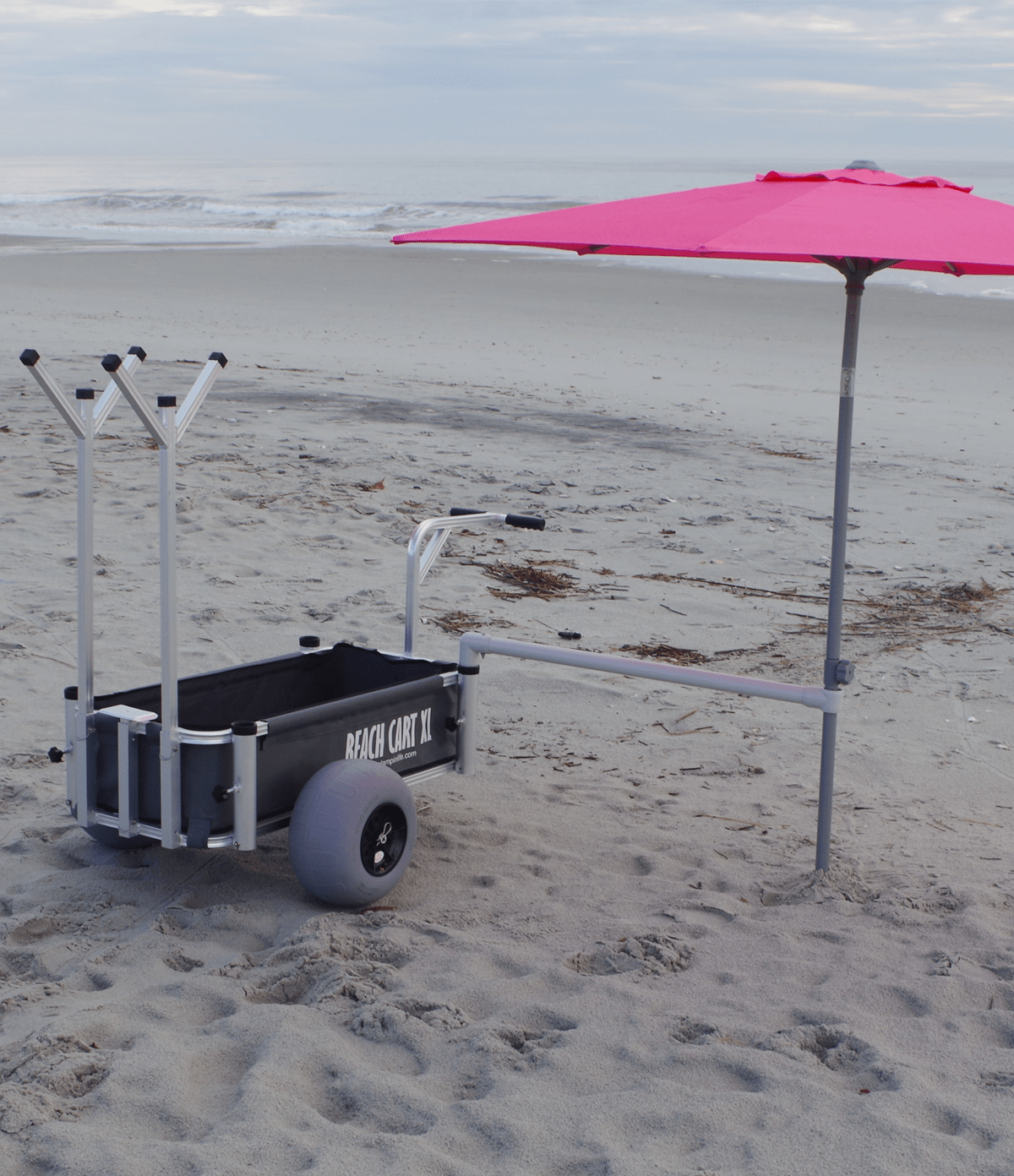Simple Beach Cart Chair Rack 