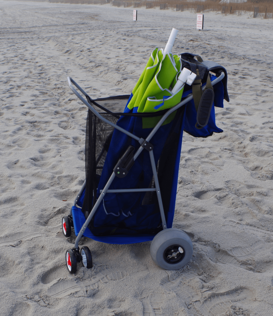 Beach Cart with Large Balloon Wheels