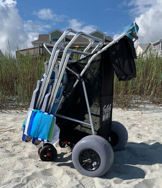 Folding Beach Cart | Glampin' Life Folding Beach Cart