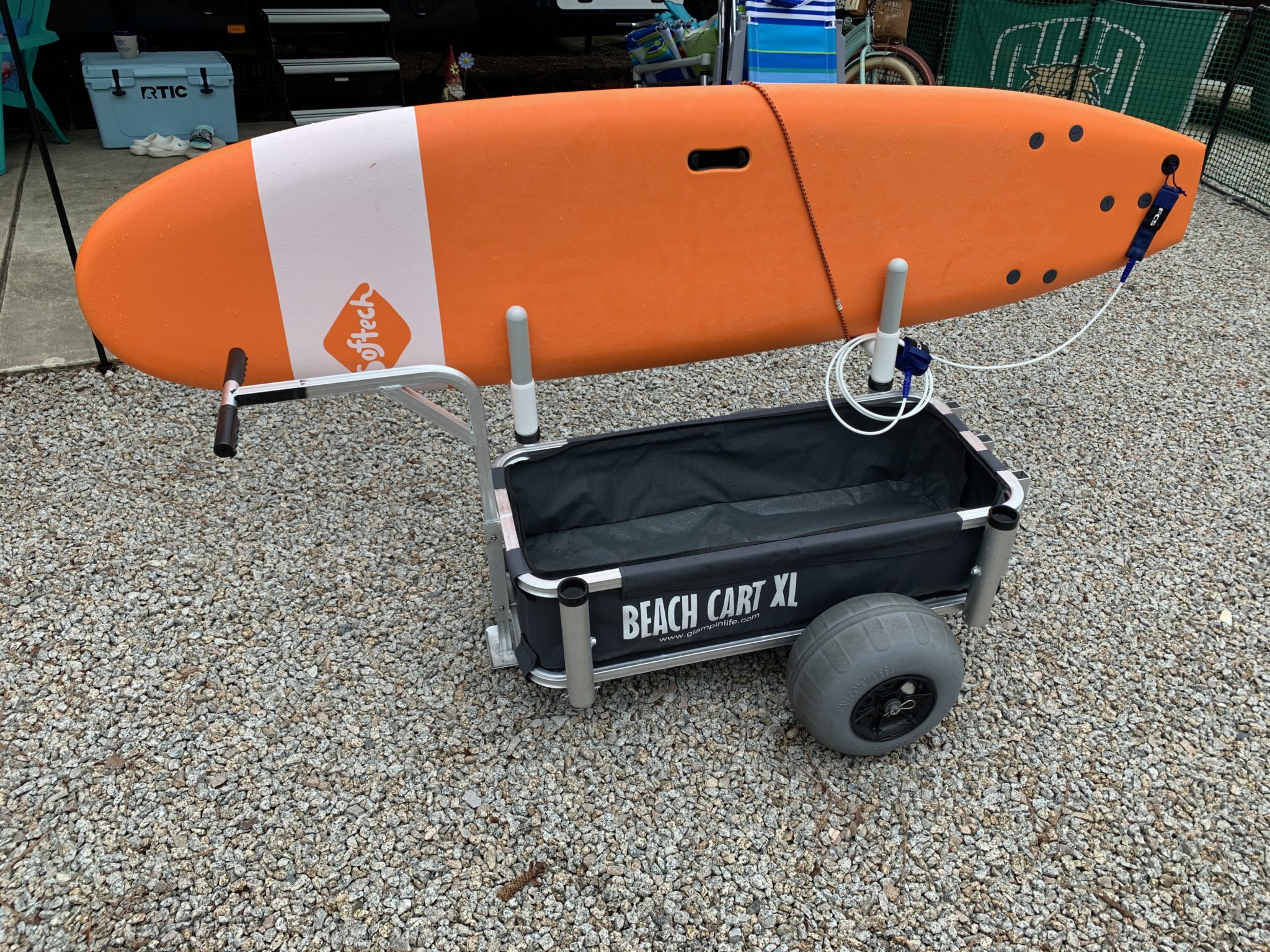 Surfboard Rack Beach Cart Utility Rack Glampin' Life