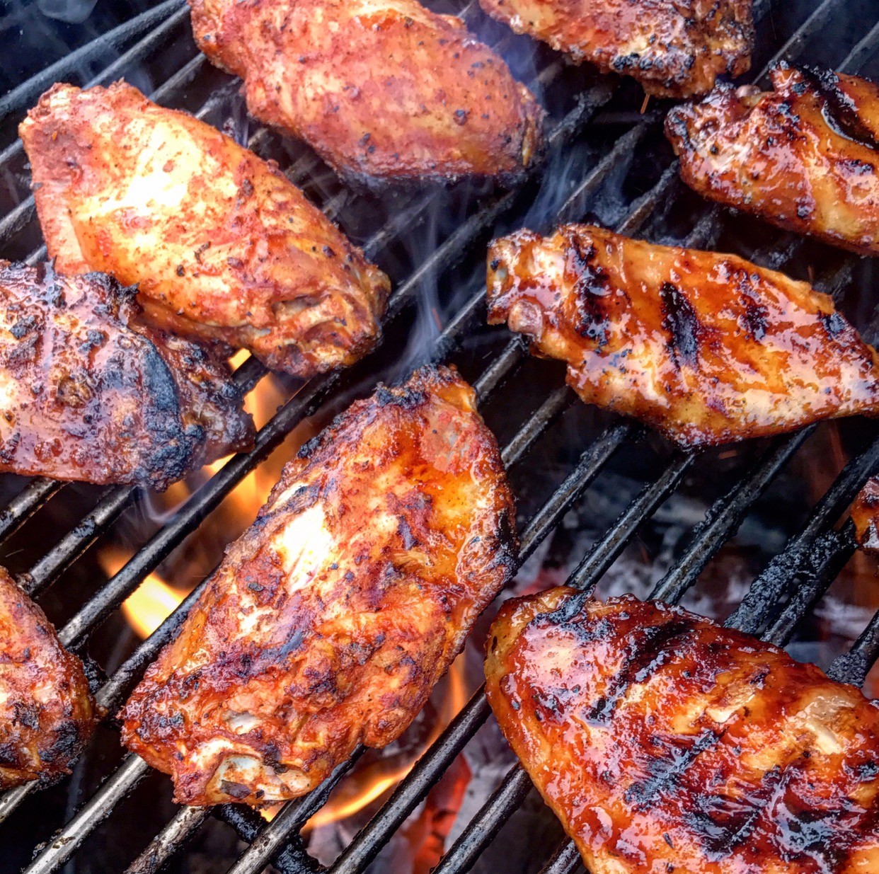 Smoked BBQ Chicken Wings | Glampin' Life