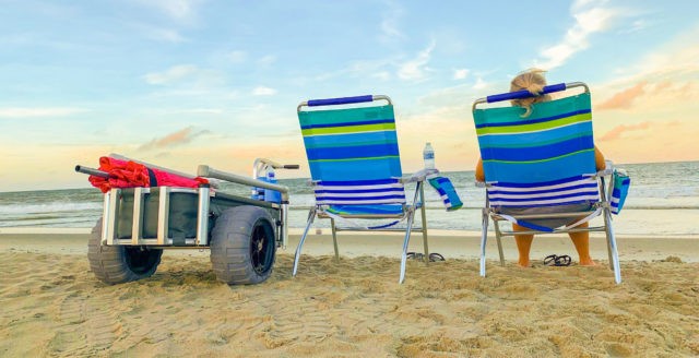 beach chairs and carts irl