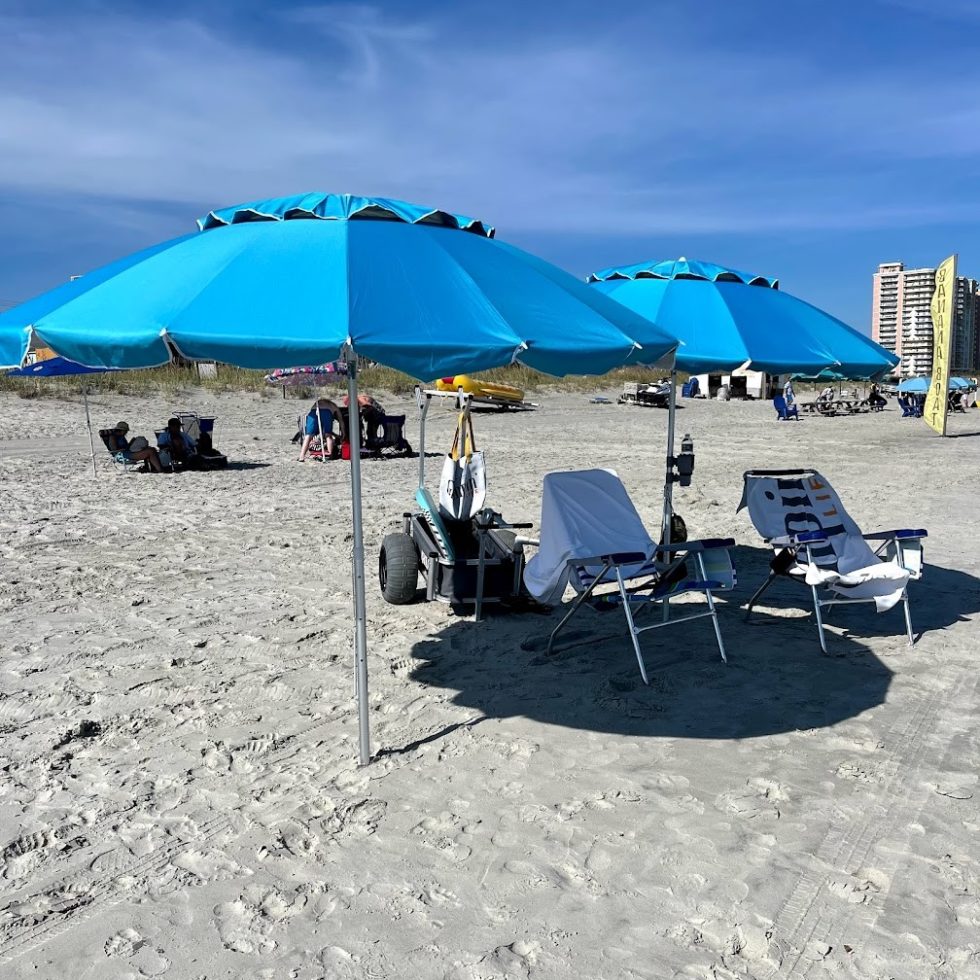 beach umbrella - rust free - strong wind