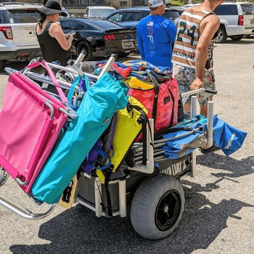 ultimate beach cart xl best beach cart for oft sand