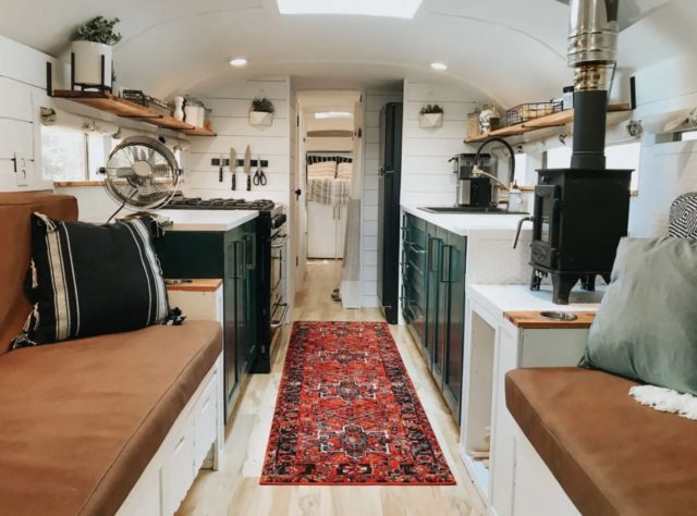 evergreen bus | Glampin' Life evergreen Best School Bus Conversion Ideas