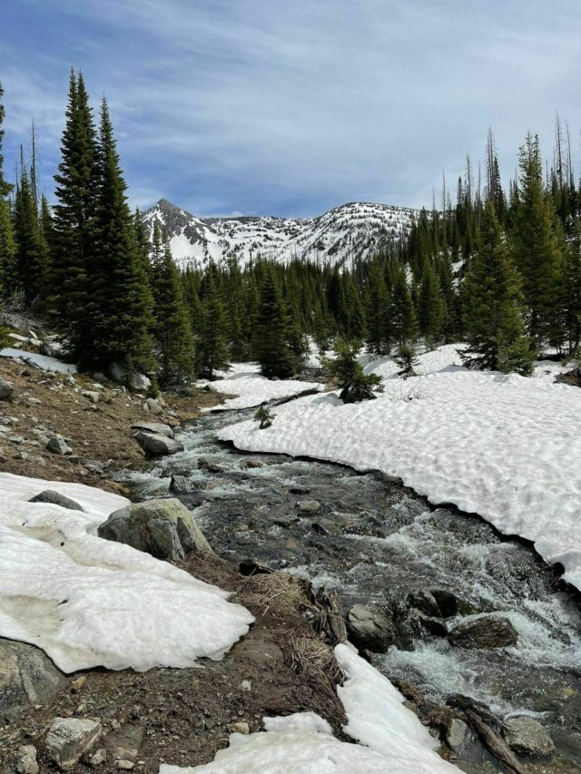 snow hiking trail colorado