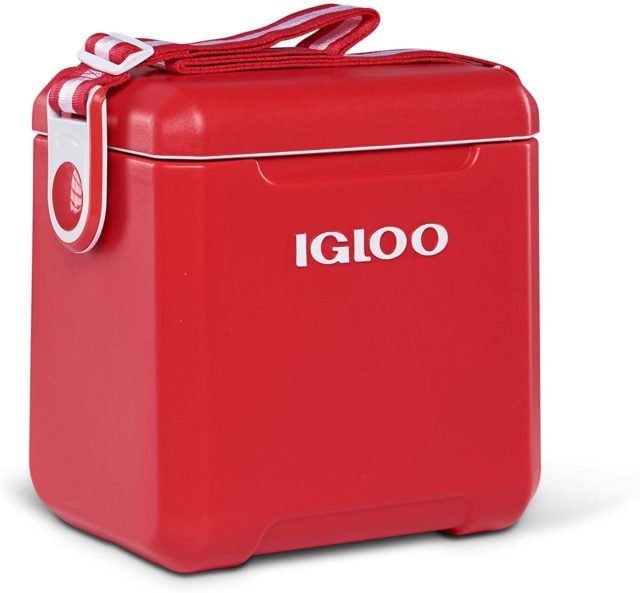 igloo beach cart cooler locked lid