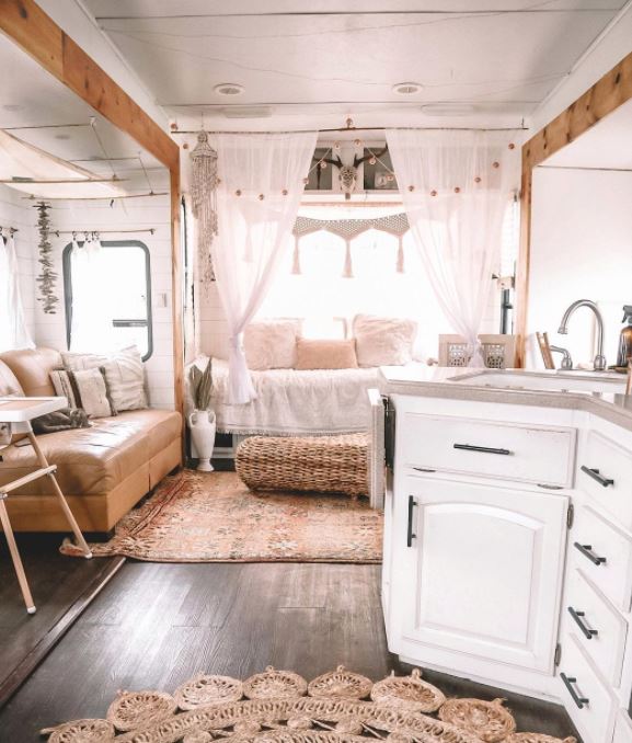 boho rv interior inspo