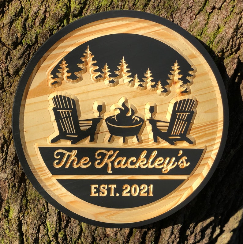 7 Wood Camping Sign Designs We Like | Glampin’ Life