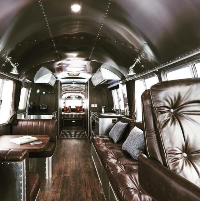 rustic RV interior