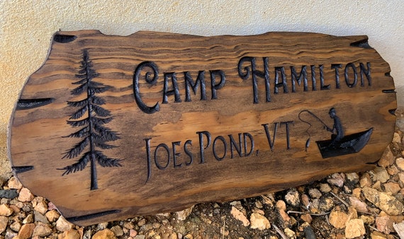 DIY carved wood signs