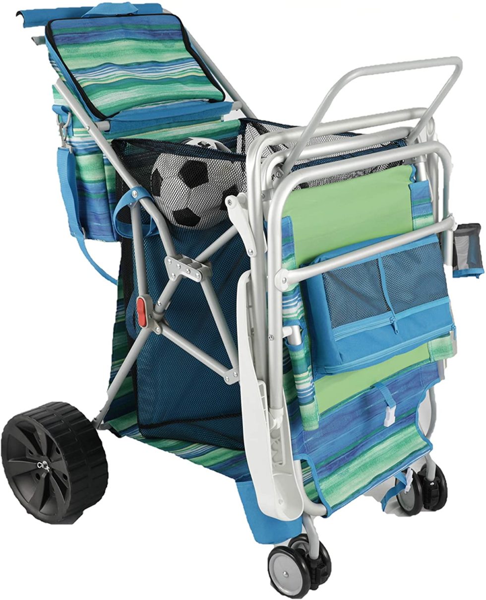 The Best Beach Cart for Chairs and Loungers Glampin' Life