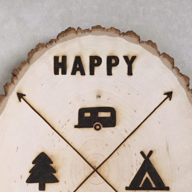 DIY: Wood-burned Sign