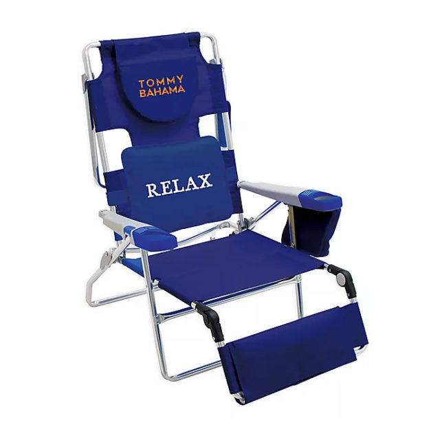 tm Reclining Beach Chair With Footrest