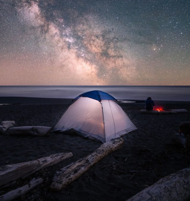 beach camping essential for overnight tents