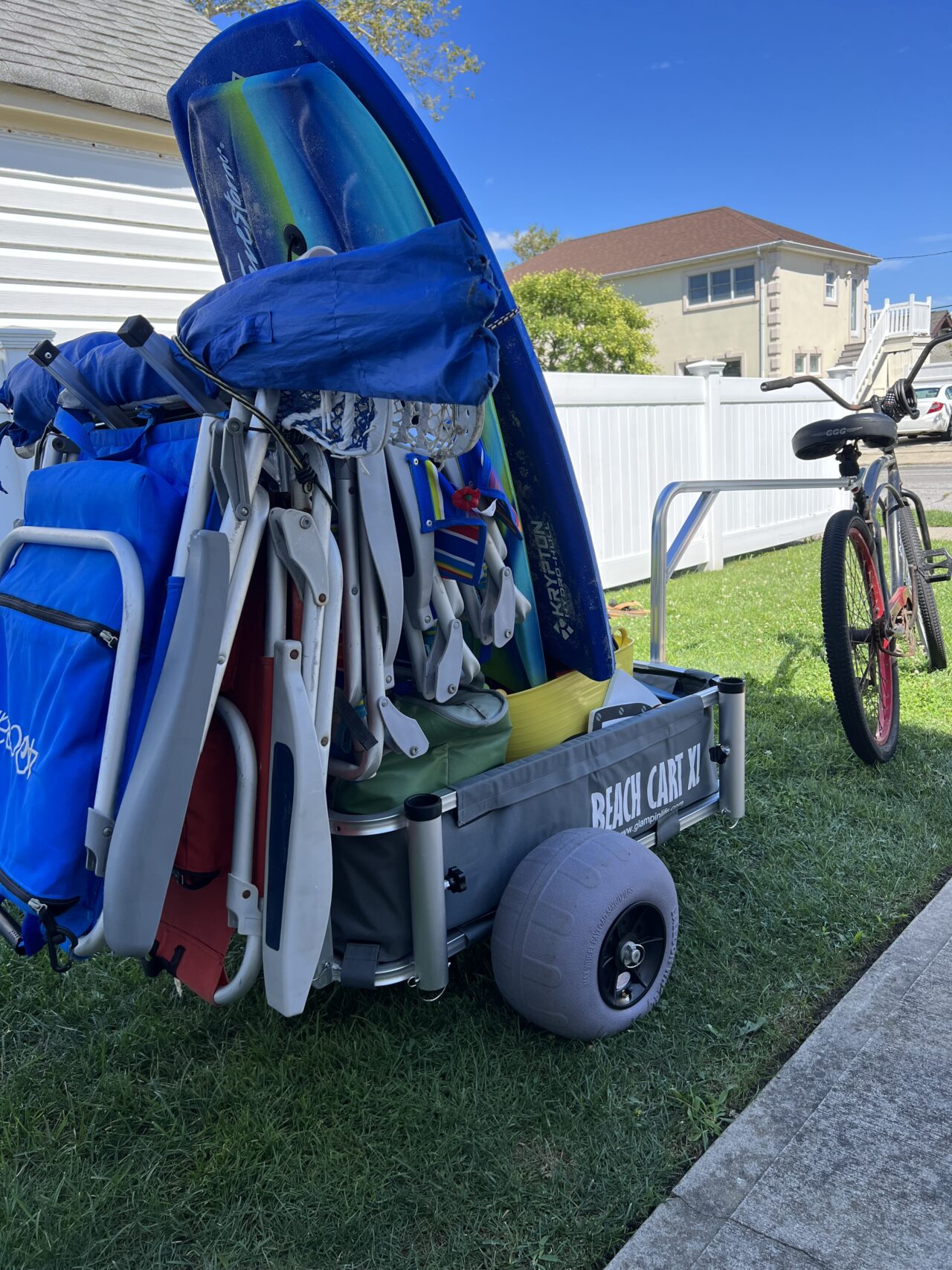 Beach Cart Bike Hitch - Ultimate Beach Cart XL