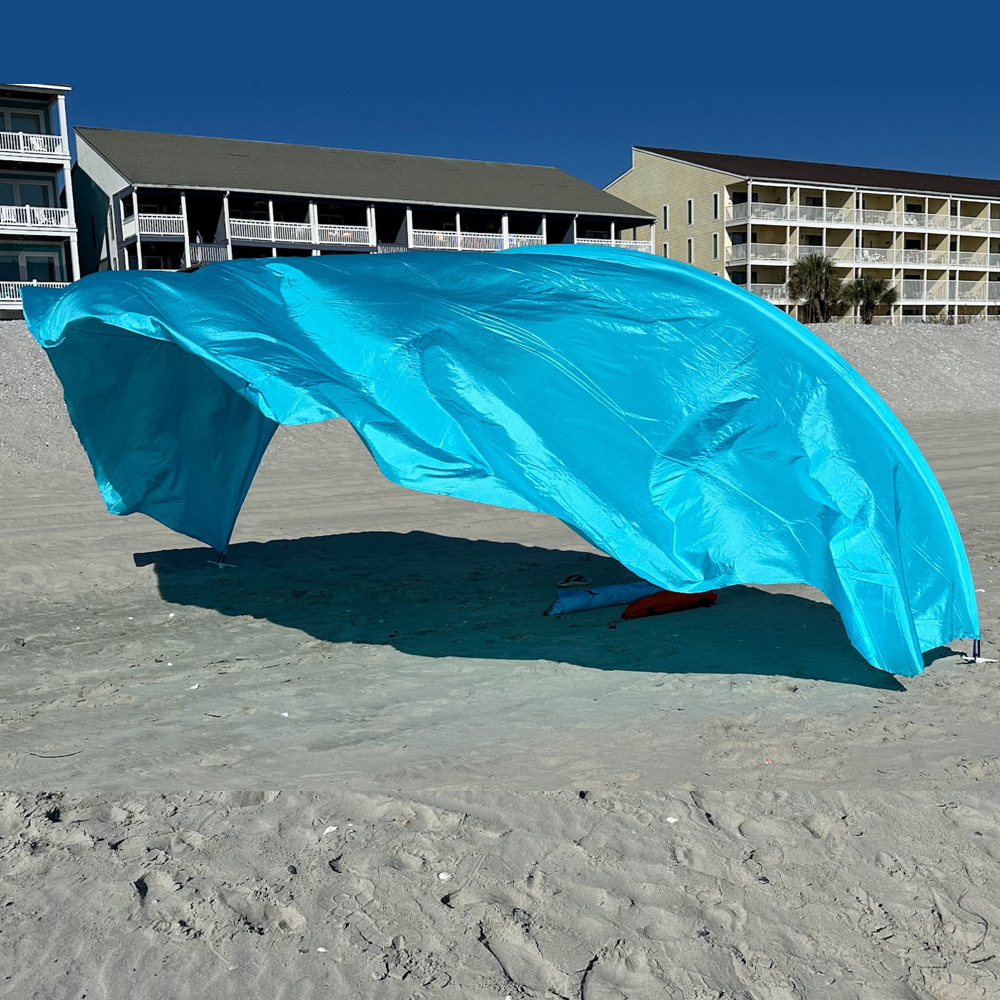 RipShade - Wind Powered Beach Shade